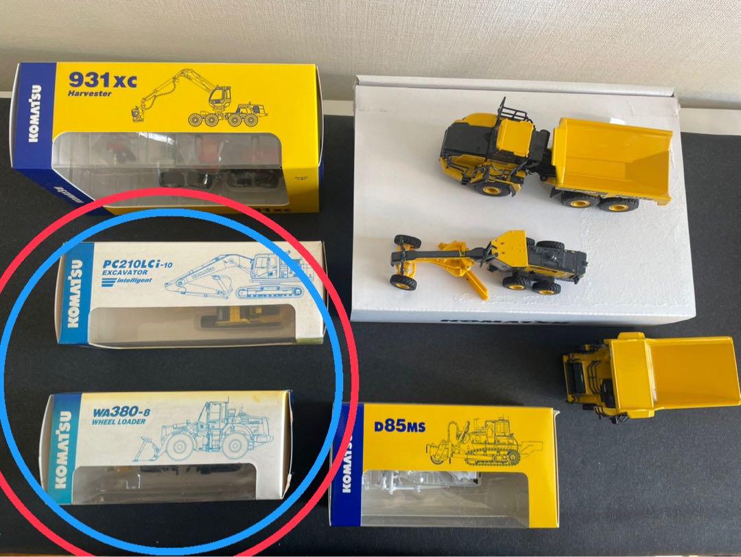 コマツ自動車の株主オリジナルミニチュア 〜(非売品)7点セット〜