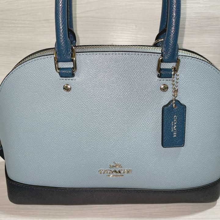 美品】COACH 2way バイカラー ハンドバッグ