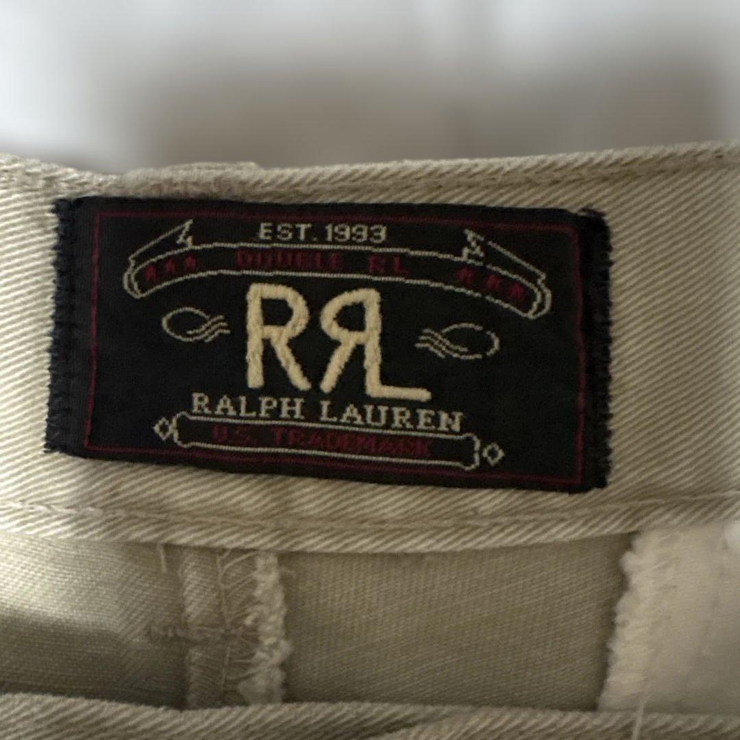 RRL 90s 三ツ星タグ usa製 usarmyチノショーツ ヴィンテージ