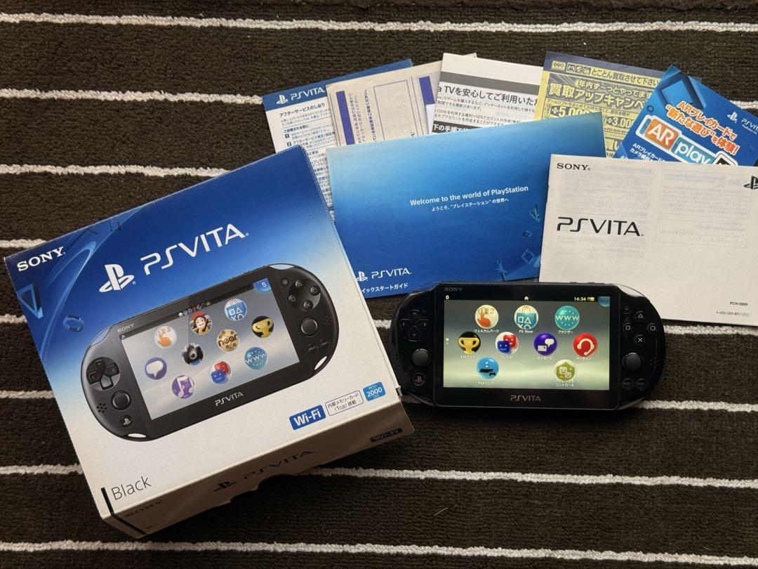 PS Vita 2000 ブラック 箱付き