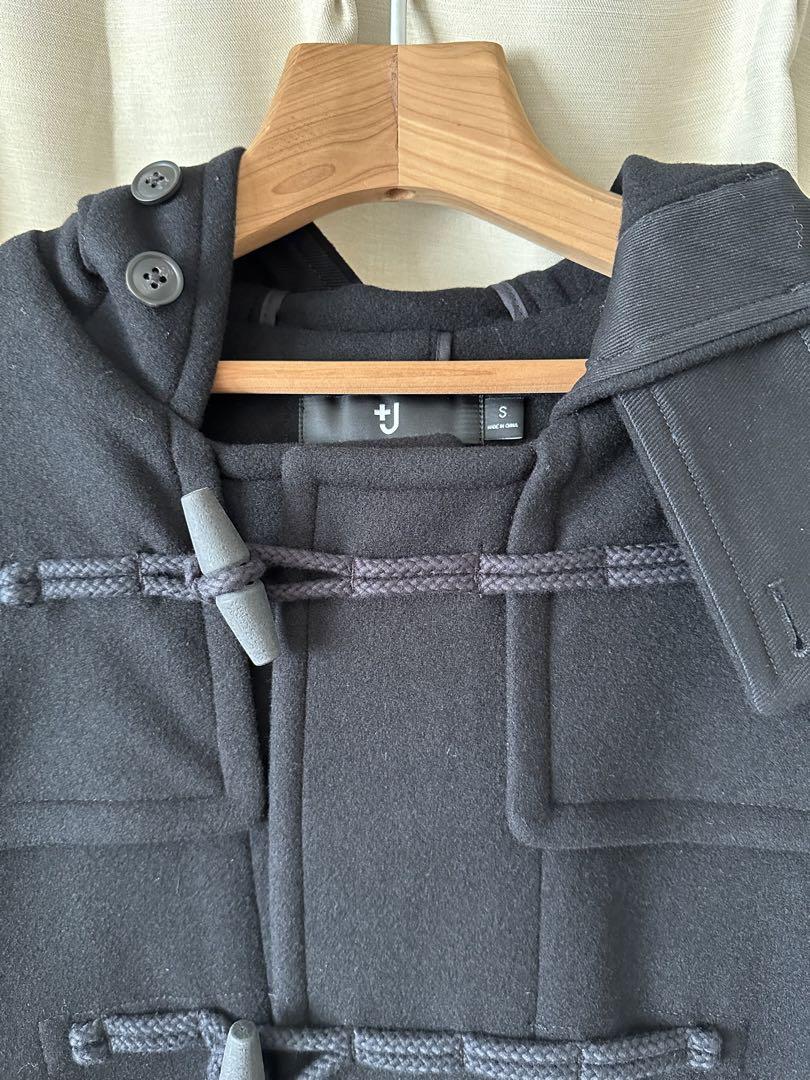 ユニクロUNIQLO +J ダッフルコート ブラックS【新品・未使用】