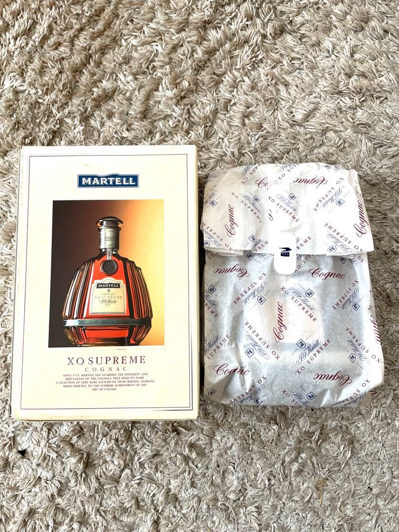 未開封MARTELL XO SUPREME COGNAC 700ml(箱あり) 未開封MARTELL XO SUPREME COGNAC 700ml(箱あり)