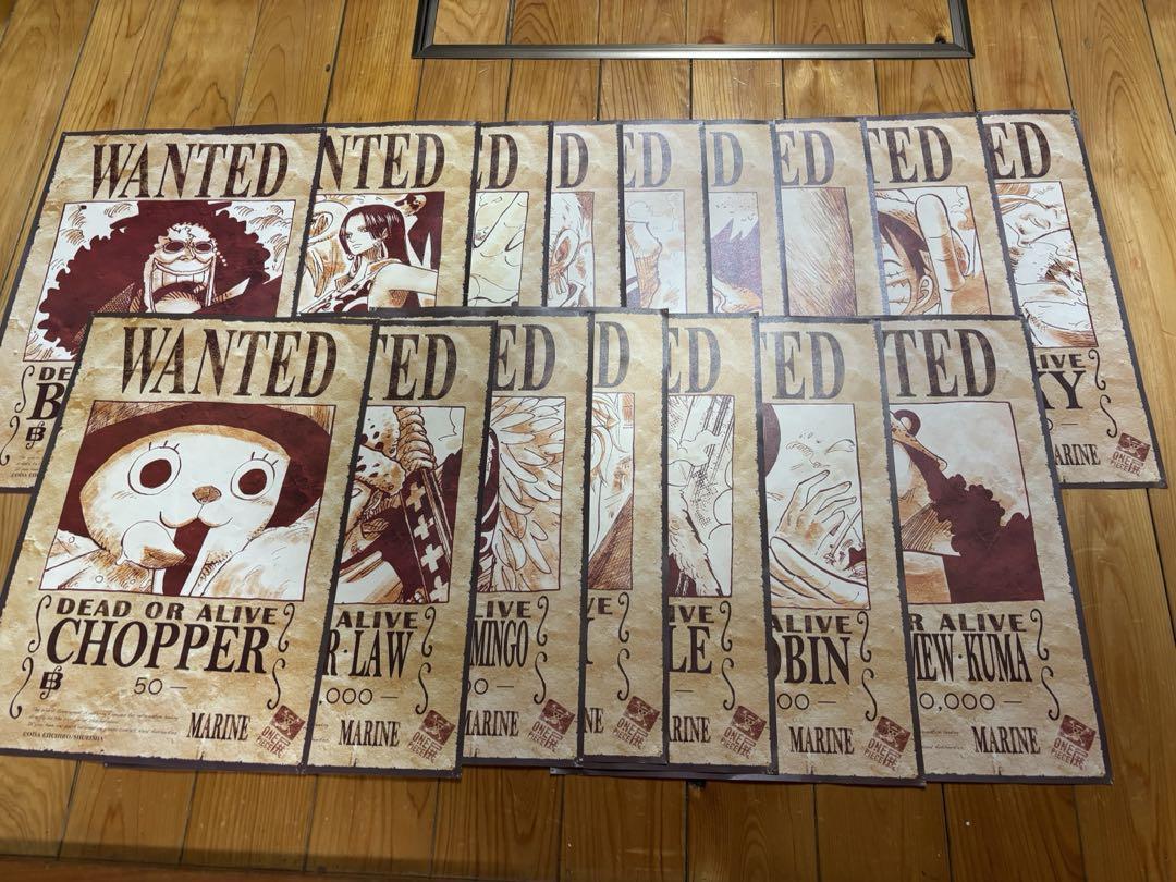 ワンピース フィギュア 手配書ポスター