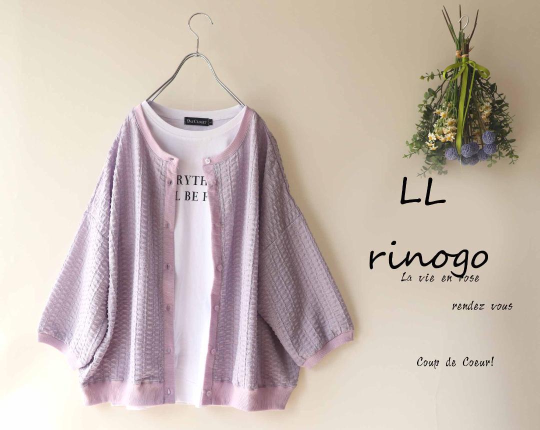 サナ⑤ＬＬアイボリーパール使いロゴデザインＴシャツカットソー　夏
