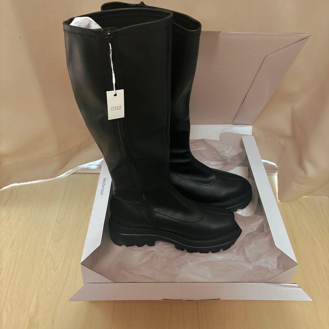 ローリーズファーム ストレッチロングブーツ ローリーズファーム ストレッチロングブーツ