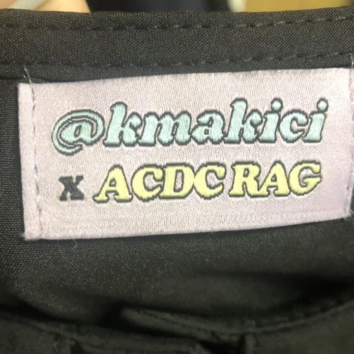 kumakici ACDC RAG 『くまきち』コラボ ブラウス 黒 ロリータ - メルカリ