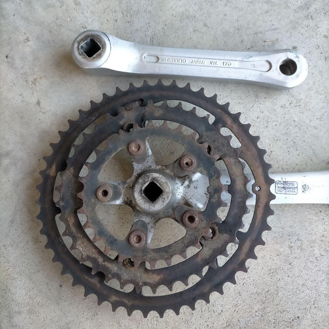 90s】SHIMANO 200GS クランクセット FC-M201 170mm - メルカリ
