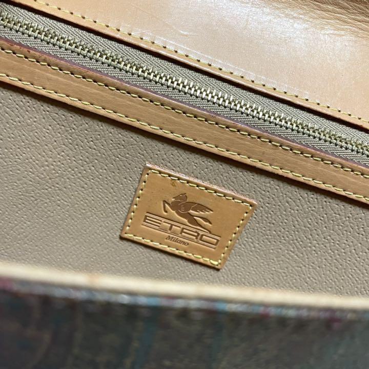 レディース ETRO ペイズリー柄 美品 7KvQw-m97603605284 エトロ クラッチバッグ さいませ