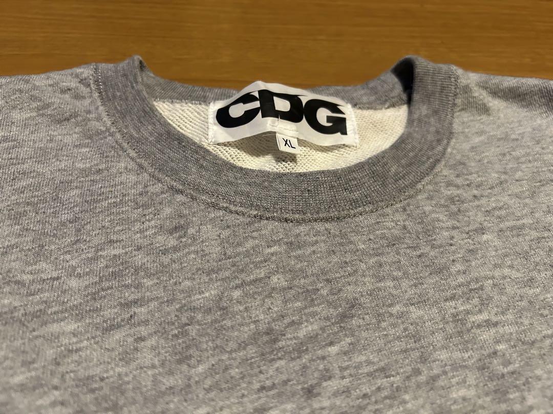 CDG OMME des GARCONS グレー トレーナー XL
