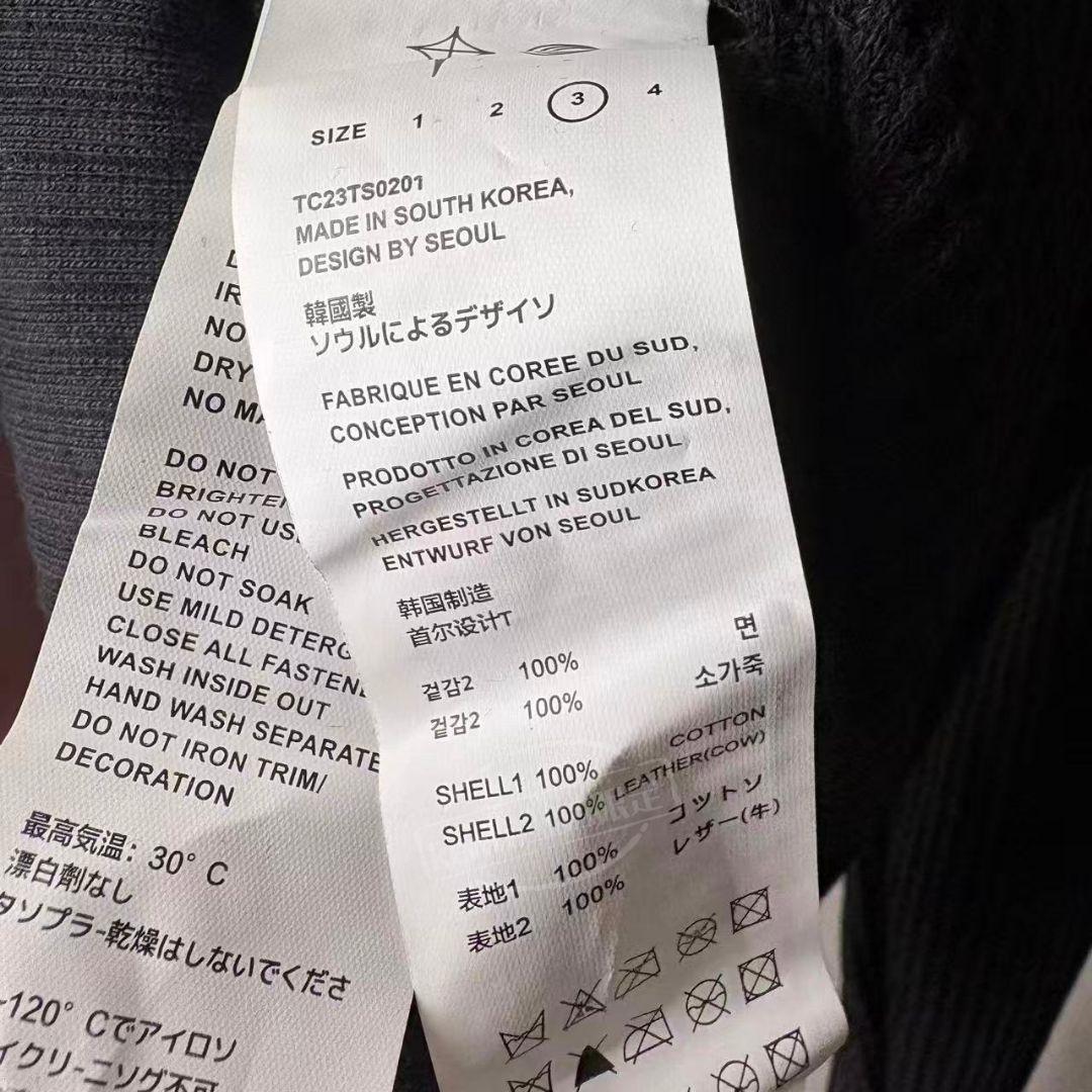 THUG CLUB TC プレミアムニットポロ Black THUG CLUB TC プレミアムニットポロ Black