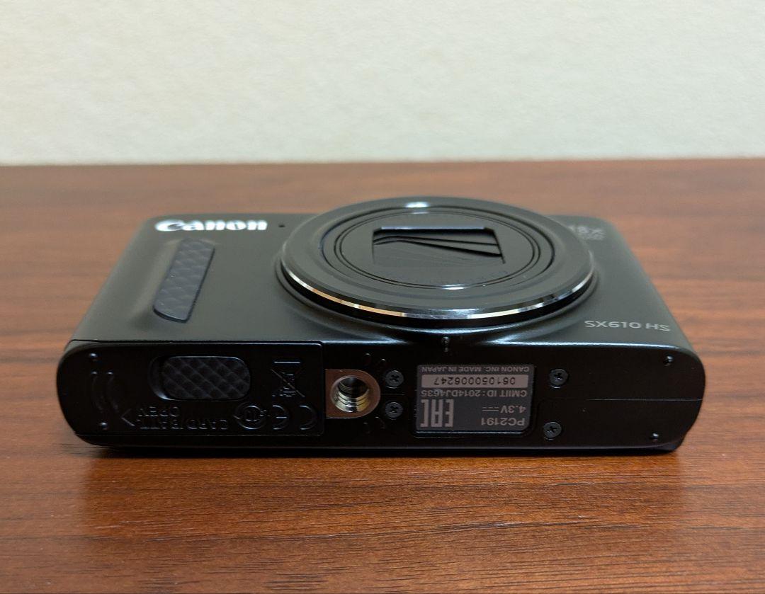 キヤノン コンデジ PowerShot SX610 HS ブラック【おまけ付】