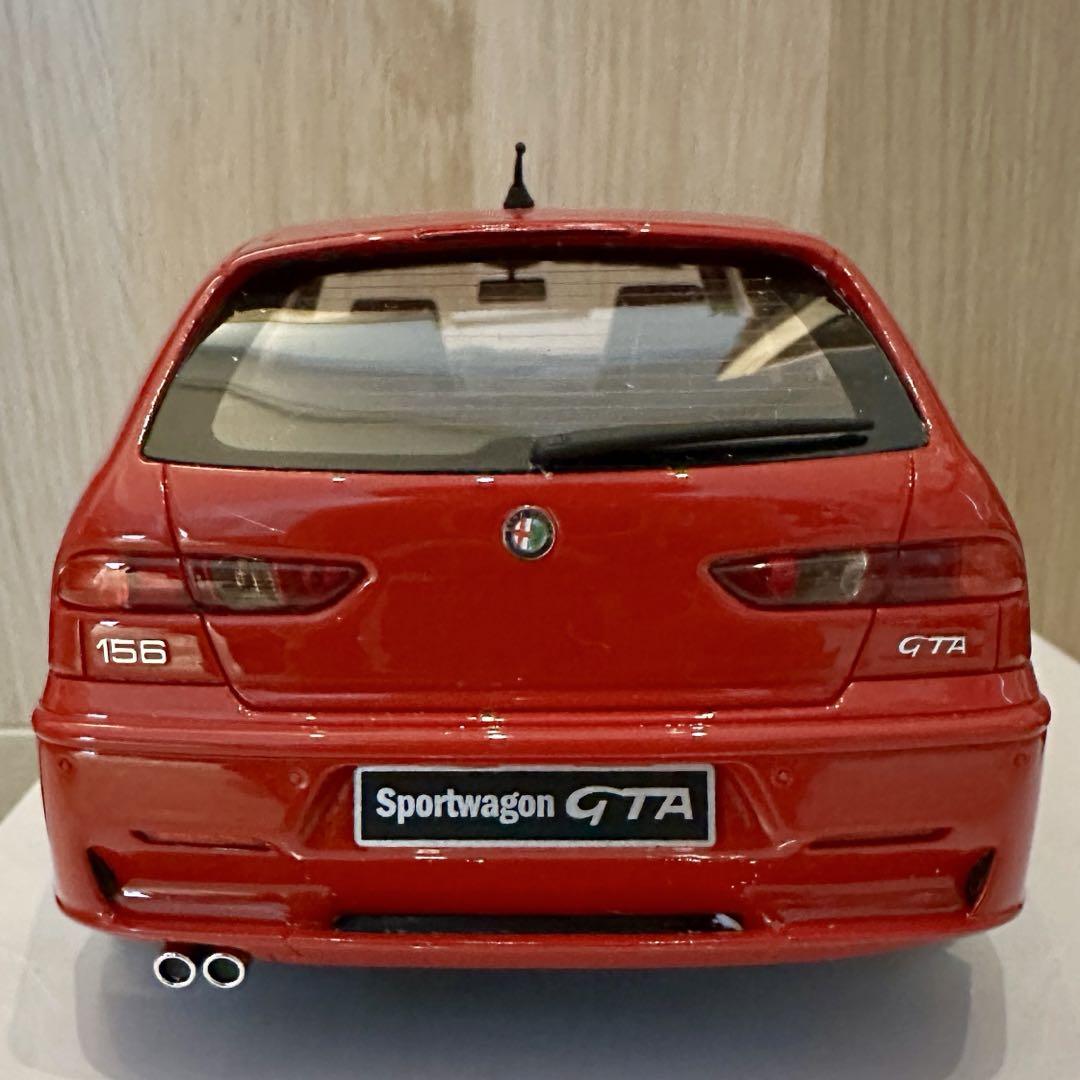 OttO mobile 1/18 アルファ156 GTA スポーツワゴン レッド