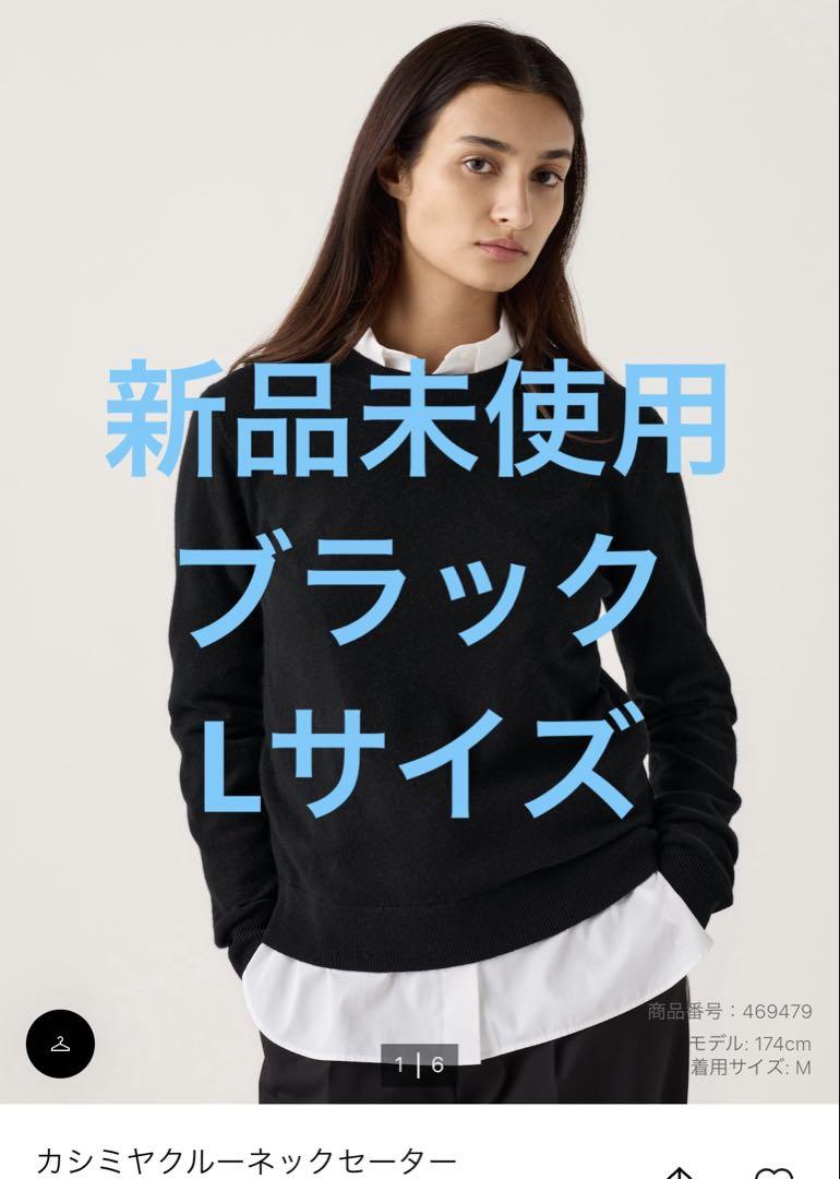 1/23限定出品 カシミヤクルーネックセーター