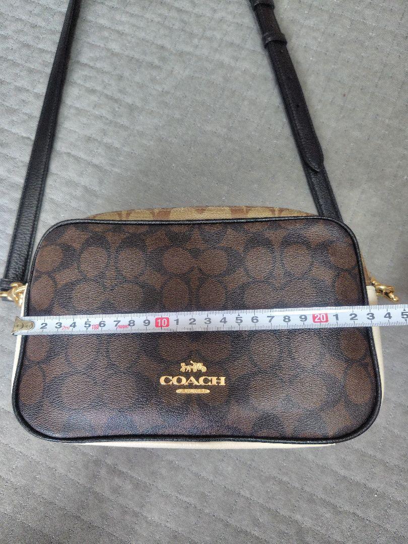 COACH ダブルジッパーショルダーバッグ
