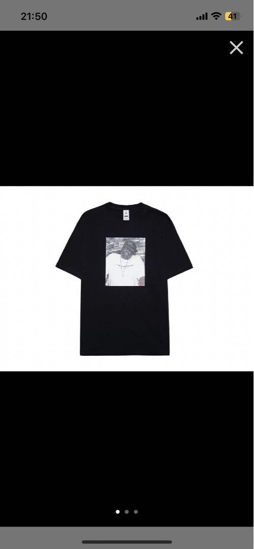 Supreme x Jordan Biggie S/S Top Black トップス