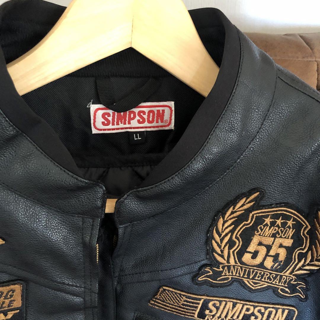 シンプソンライダースジャケット。