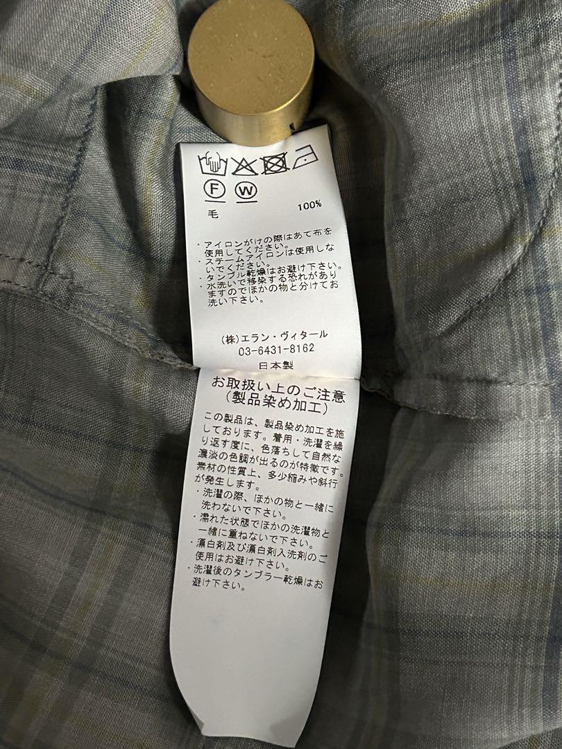 MAATEE&SONS 折って折ってSHIRTS JACKET H WOOL