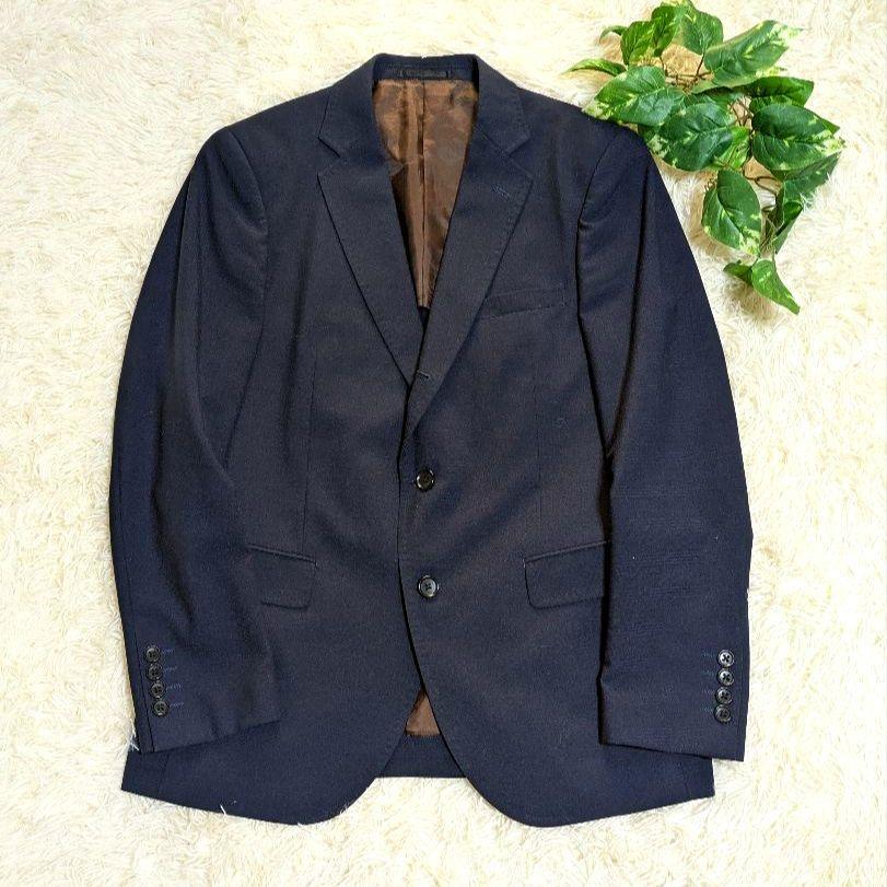Kitako様専用 レダ ネイビー チェック タカキュー セットアップスーツ メンズ