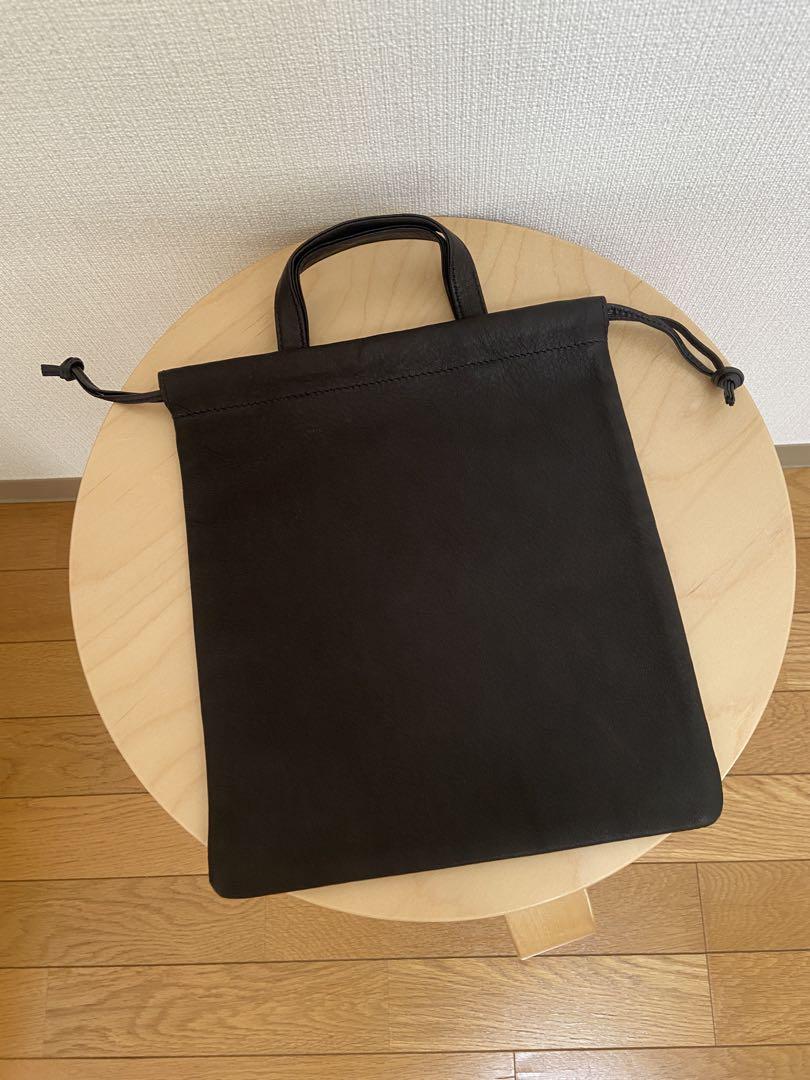 Double Faced DRAWSTRING POUCH +handle : M – Aeta store