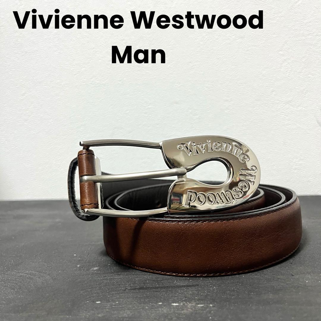 Vivienne Westwood Man レザーベルト 安全ピン クリップVivienne Westwood MAN