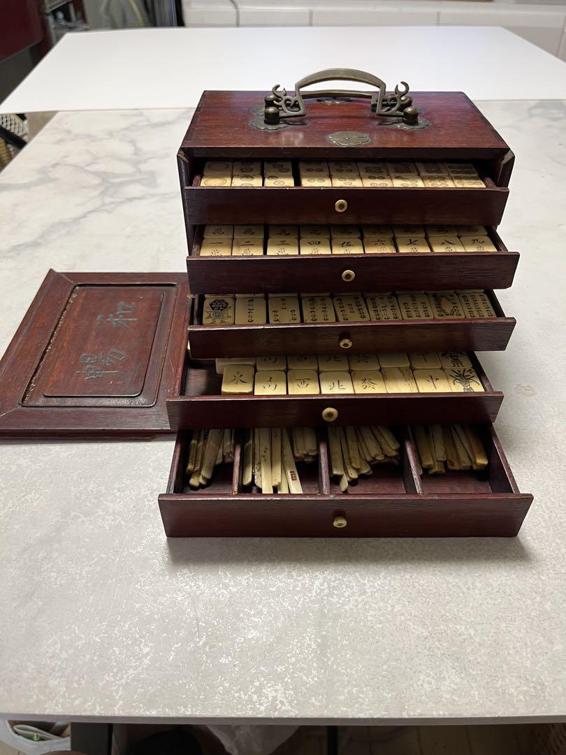 超レア超レトロ麻雀箱骨董品