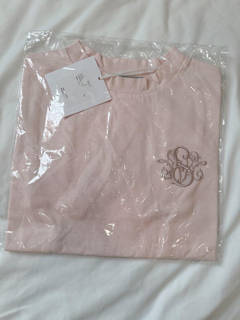 SEVEN TEN セブンテン SVT刺繍Tシャツ(シェルピンク) S