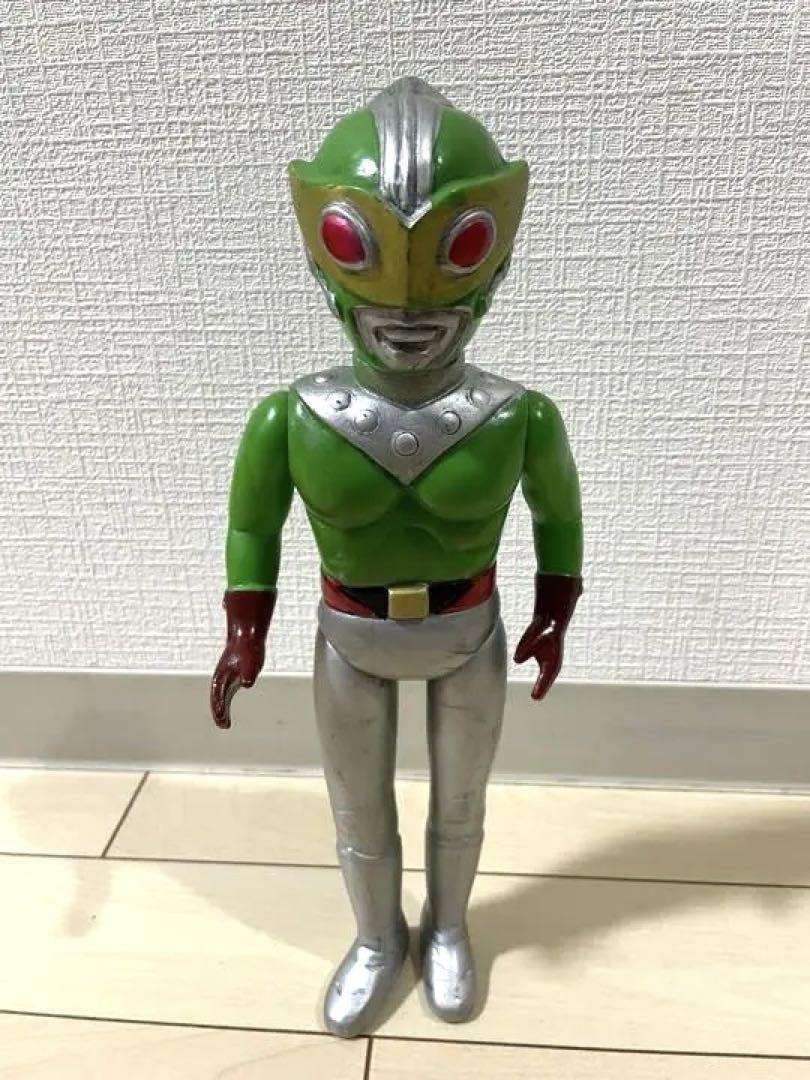 サンダーマスク 面取れ無版権　『激レア』ソフビ