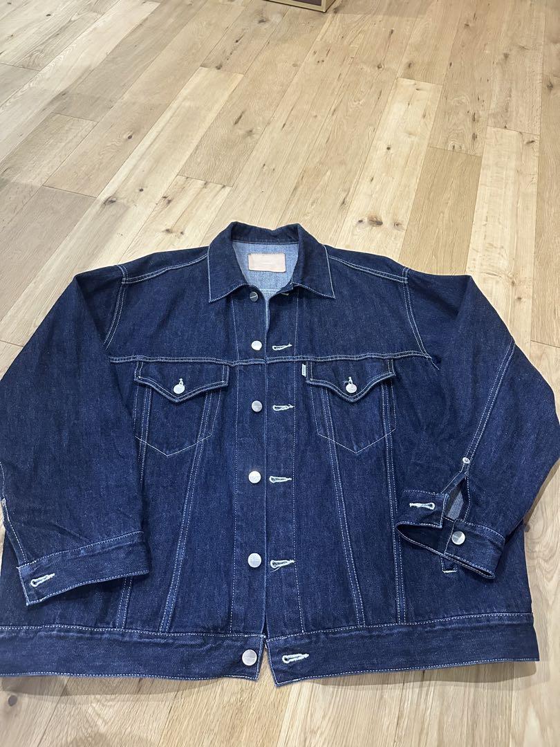 ジャケット・アウター Selvage Denim Trucker Jacket-RIGID-