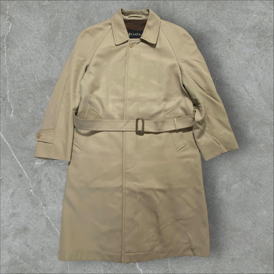 極美品】LANVIN COLLECTION トレンチコート 黒