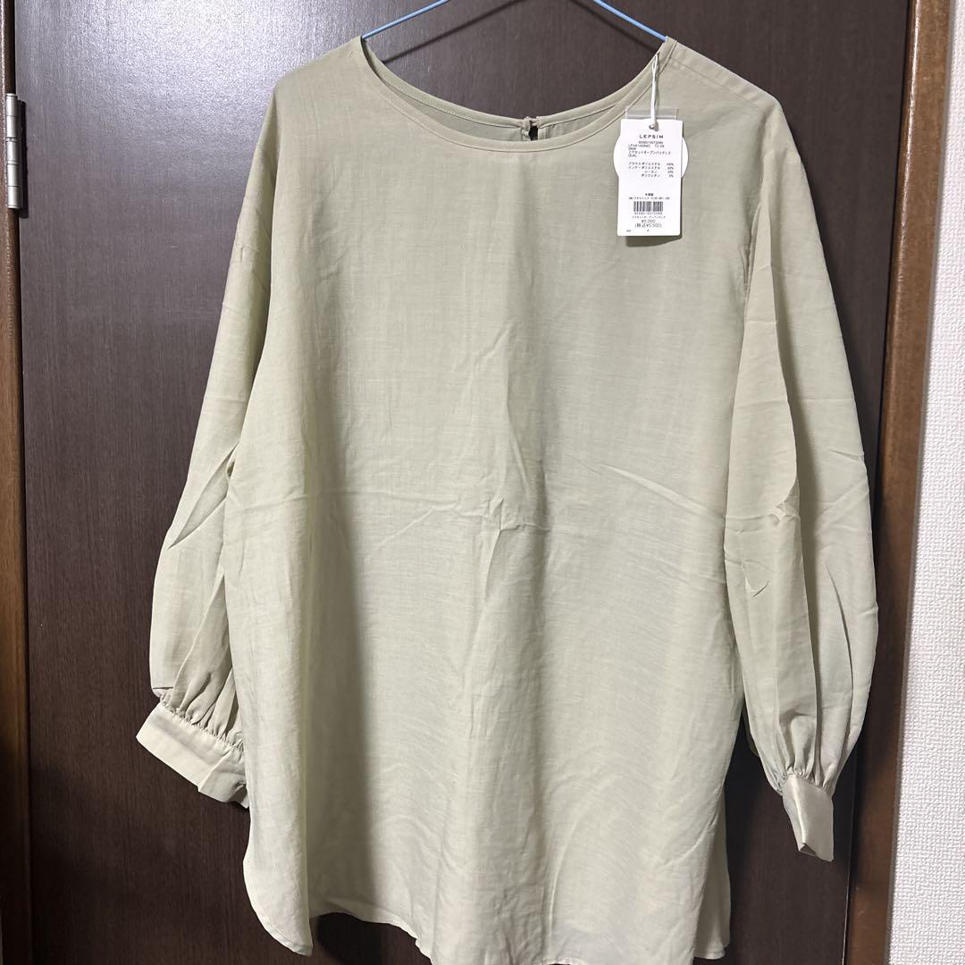 LEPSIM 2way 2セットバックリボンブラウス新品未使用　お値下げ