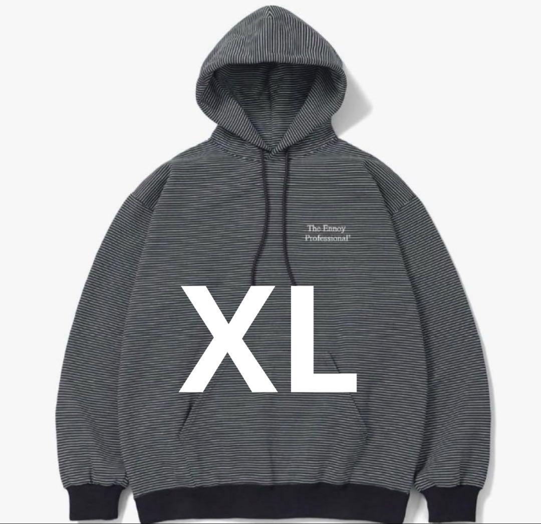 ennoy BORDER HOODIE SWEAT パーカー XL