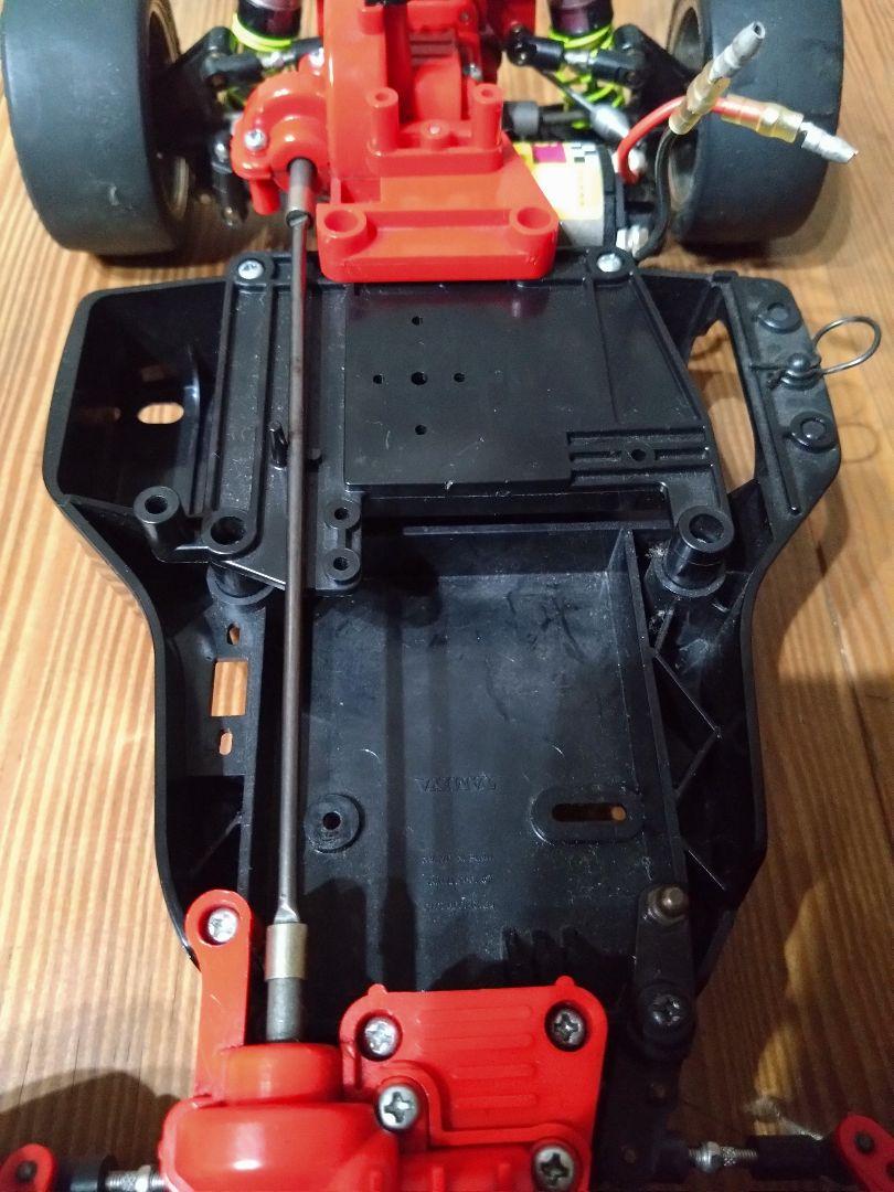 タミヤ　TA02W　シャーシ　モーター　レア⁉　オプション多数付