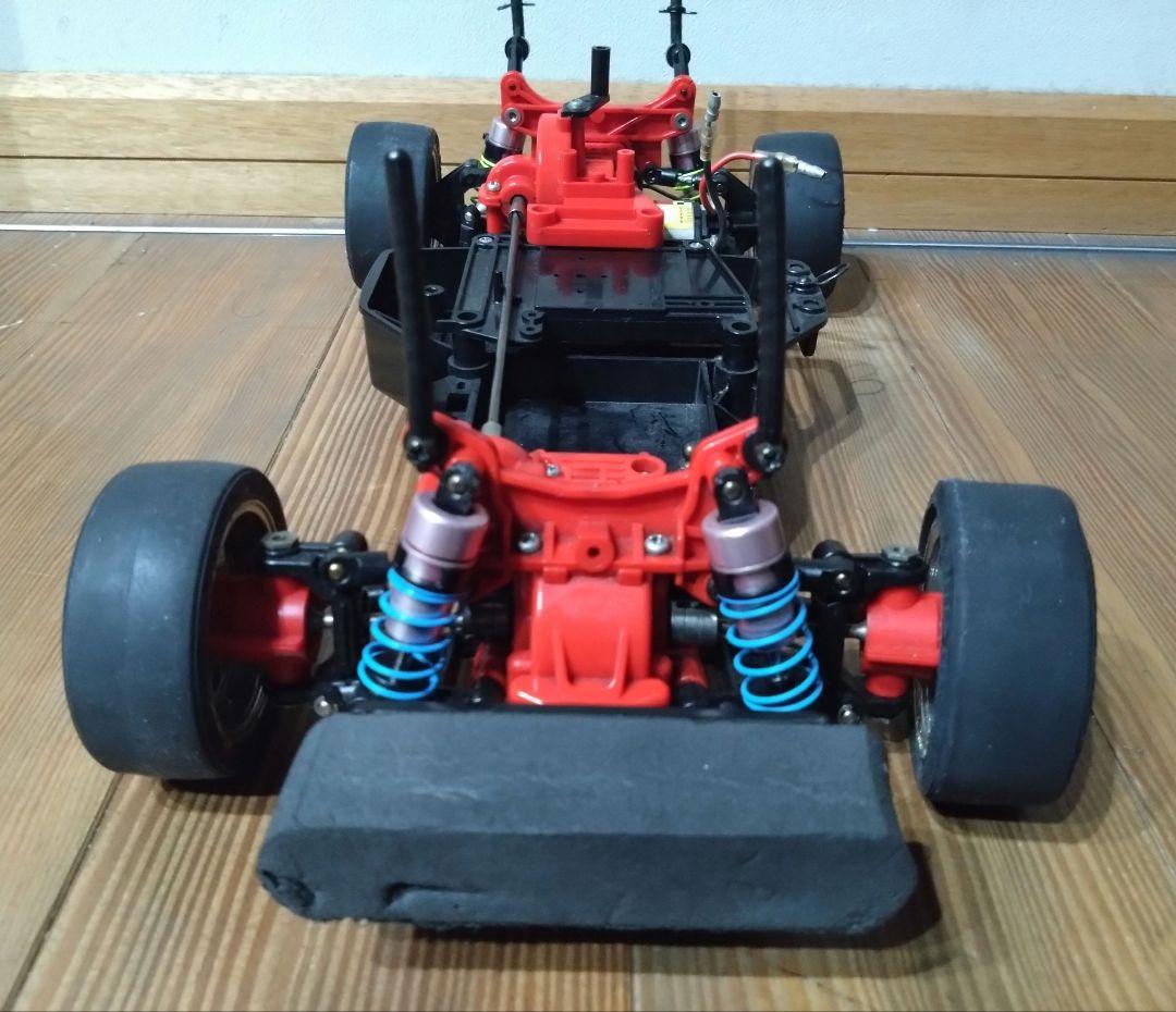 タミヤ　TA02W　シャーシ　モーター　レア⁉　オプション多数付
