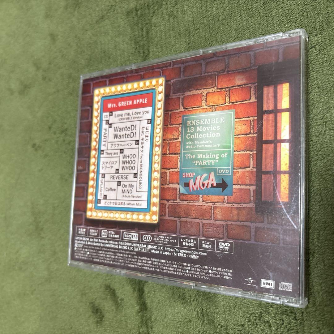 【初回限定盤】Mrs.GREEN APPLE ENSEMBLE CD DVD Mrs.GREEN APPLE ENSEMBLE 初回限定盤CD+DVD - メルカリ