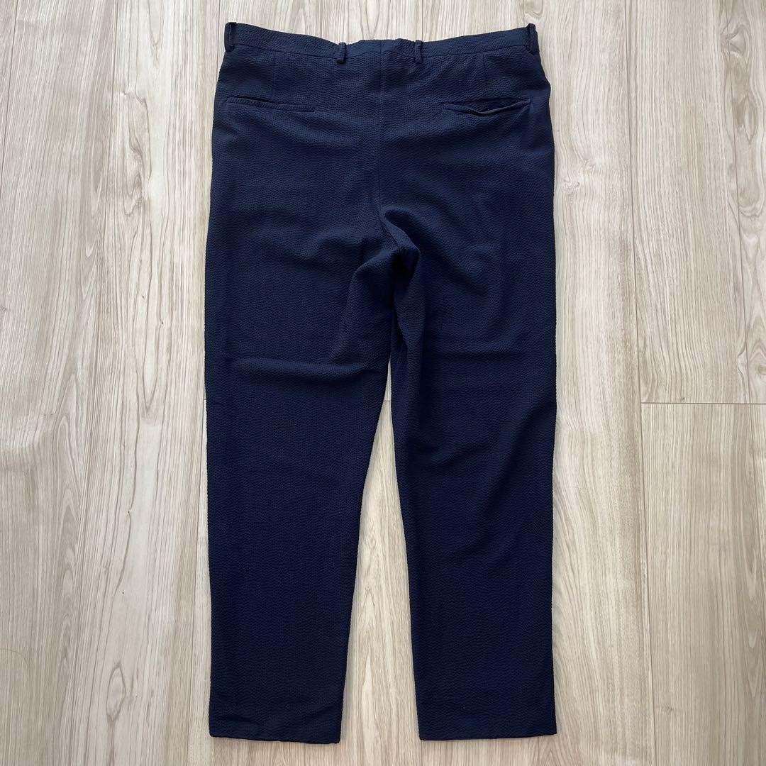 美品】ジョルジオアルマーニ シアサッカー スラックス 52 XL
