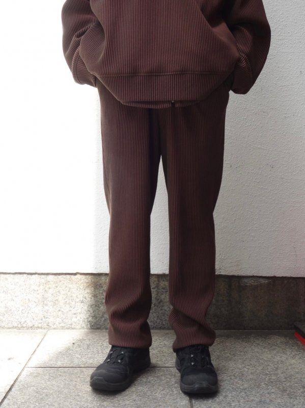 ジエダ リップル テーパードパンツ Brown ブラウン 茶 新品 未使用