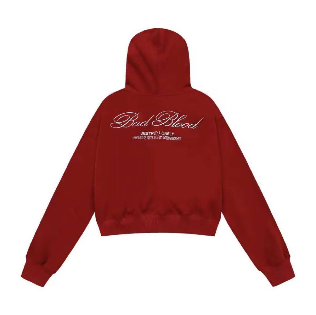 badblood ファスナー付きパーカー