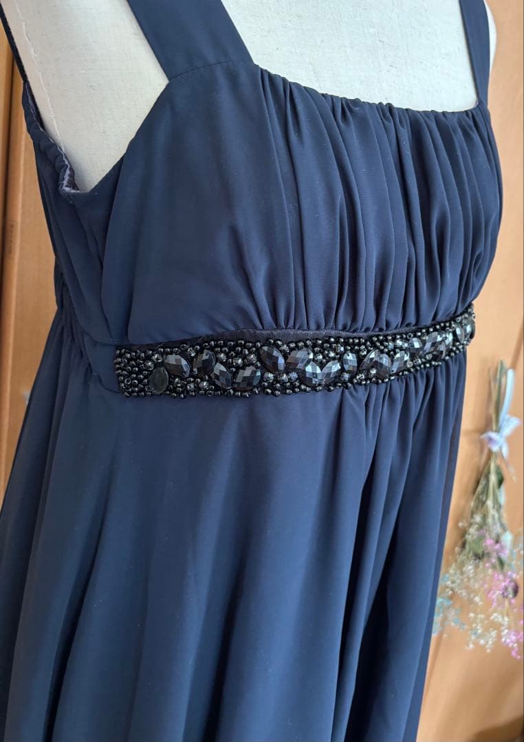 極美品 ボレロ付きドレス❤︎ 1回着用 ネイビー Mサイズ 極美品 ボレロ付きドレス❤︎ 1回着用 ネイビー Mサイズ