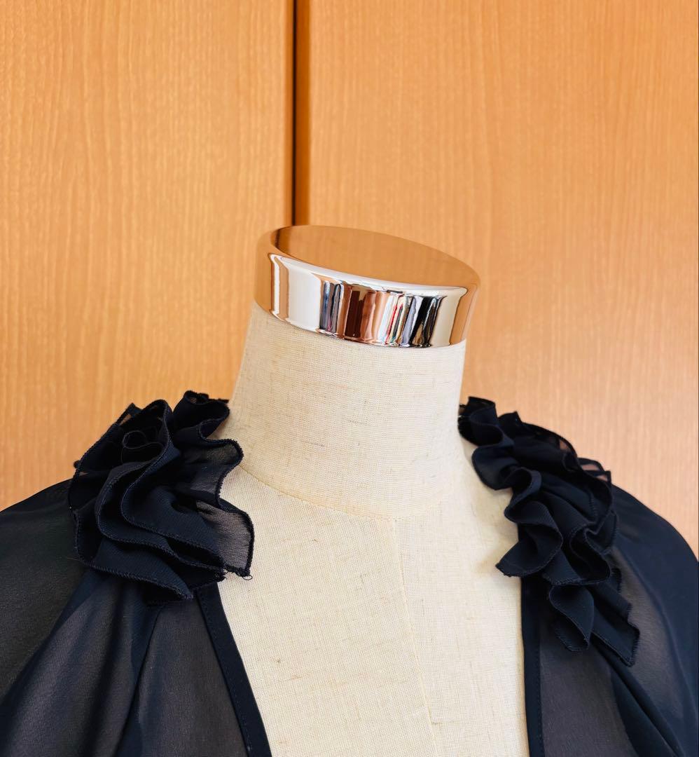 極美品 ボレロ付きドレス❤︎ 1回着用 ネイビー Mサイズ 極美品 ボレロ付きドレス❤︎ 1回着用 ネイビー Mサイズ