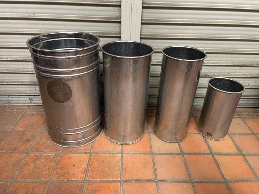 花桶 ステンレススチール プランターセット 4個目立った傷や汚れなし