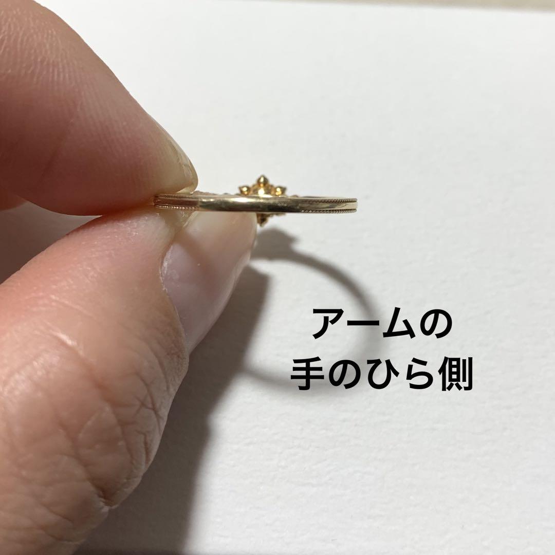 アガット オパールリング K10（サイズ9号） レディース