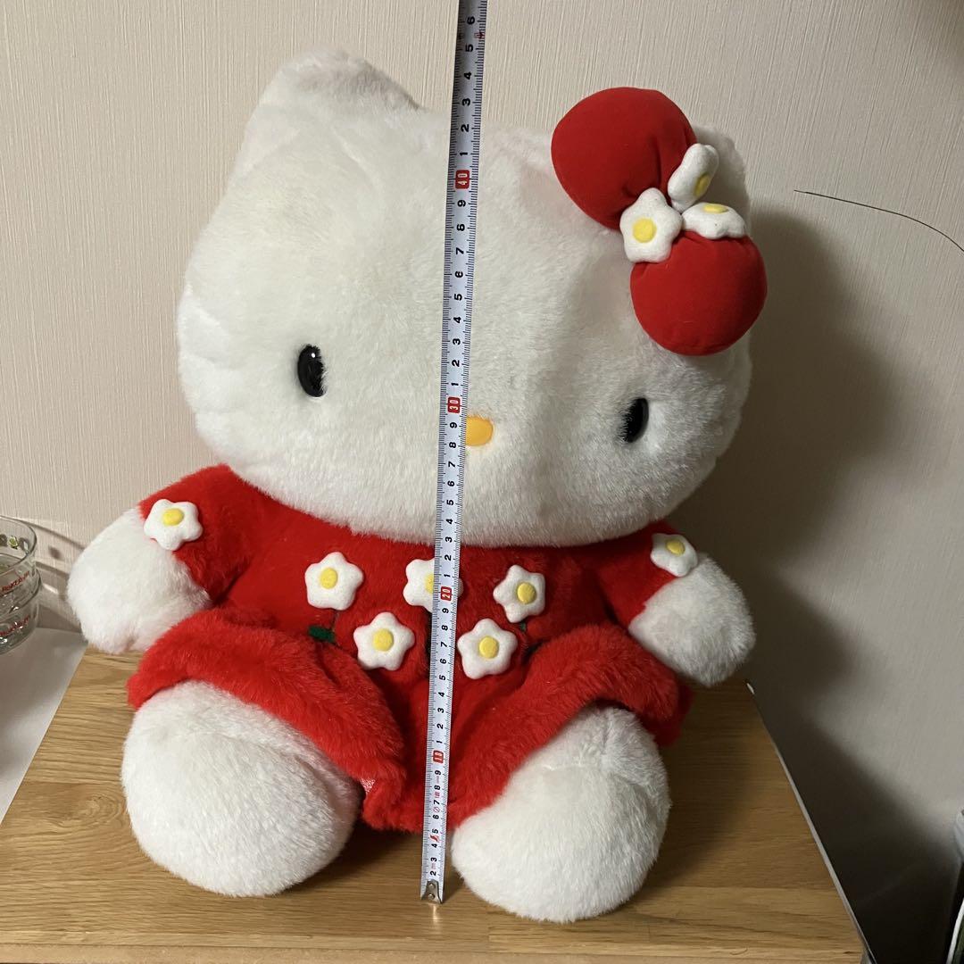 サンリオ　スマイル　キティ　特大　ぬいぐるみ　花柄　大小2点セット