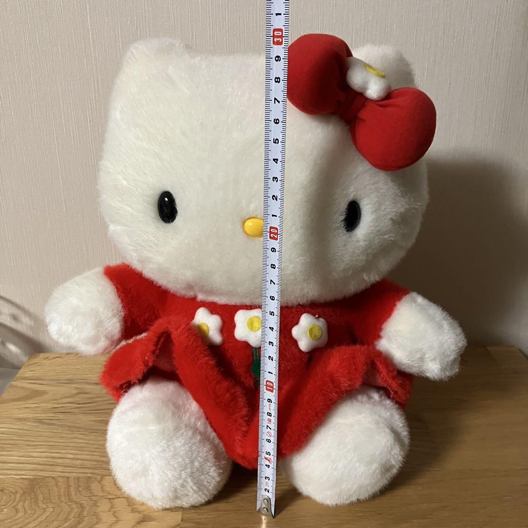 サンリオ　スマイル　キティ　特大　ぬいぐるみ　花柄　大小2点セット