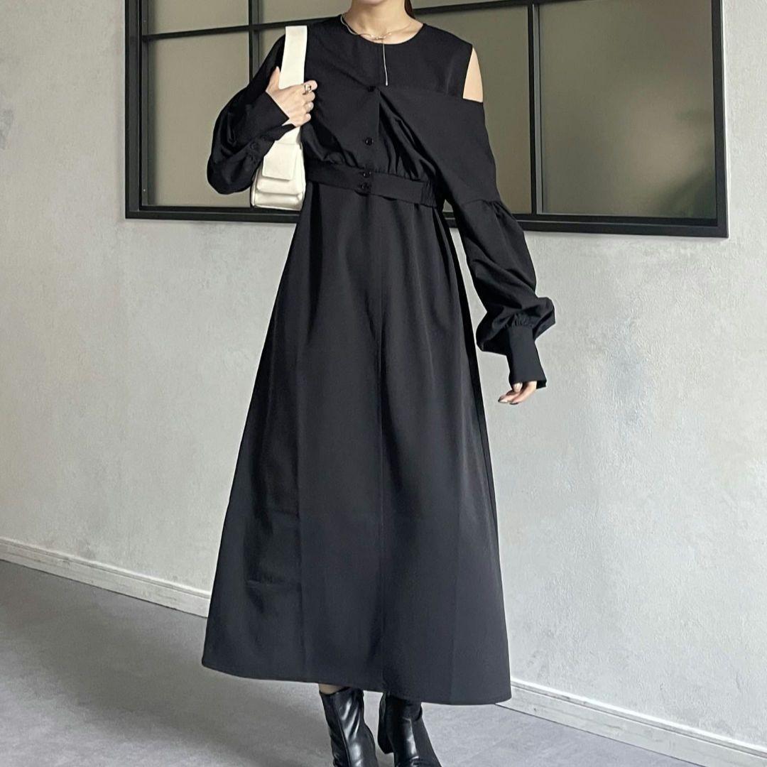 【新品・未使用】ショートボレロセットワンピース　ブラック