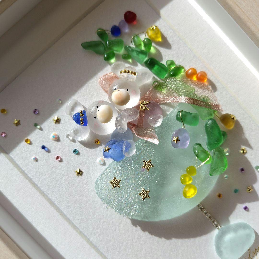 シーグラスアート『 七夕カクテル.。.:*☆』
