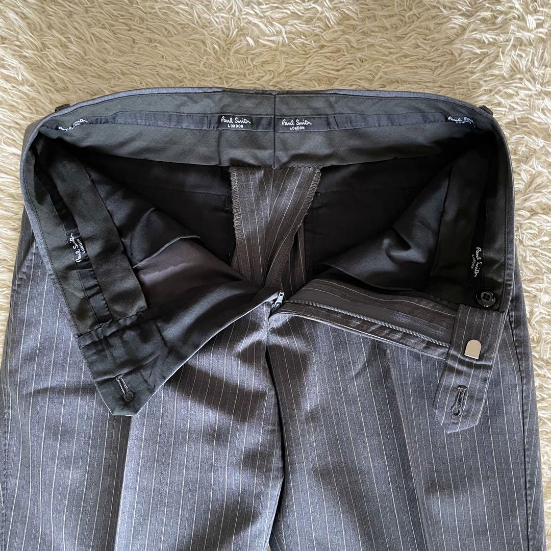 美品✨Paul Smith LONDON ゼニア ストライプグレースーツ S