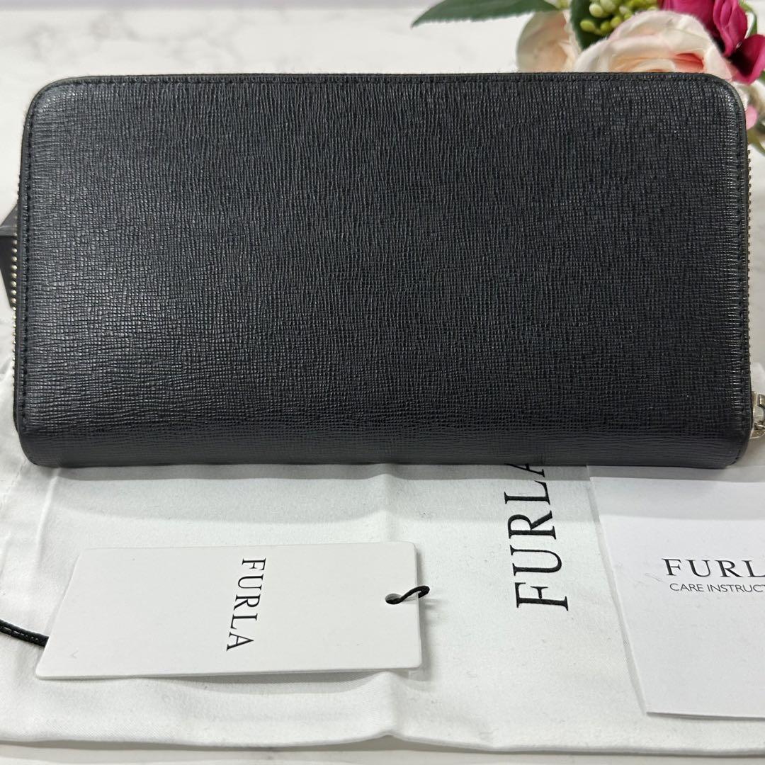 新品同様‼️ フルラ　FURLA バビロン　財布　長財布　ラウンドファスナー