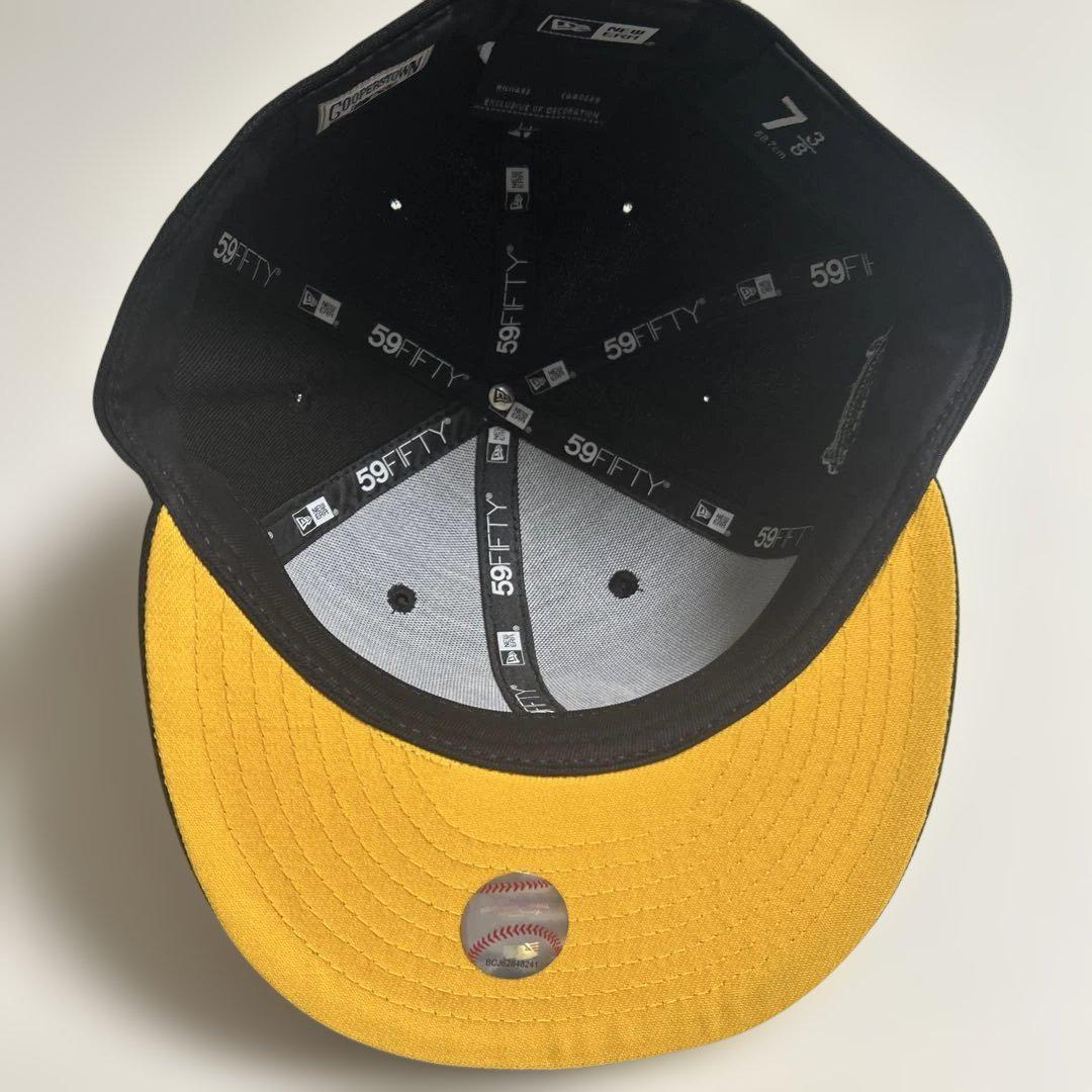 New Era 59FIFTY ブラックキャップ 7 3/8 シカゴカブス