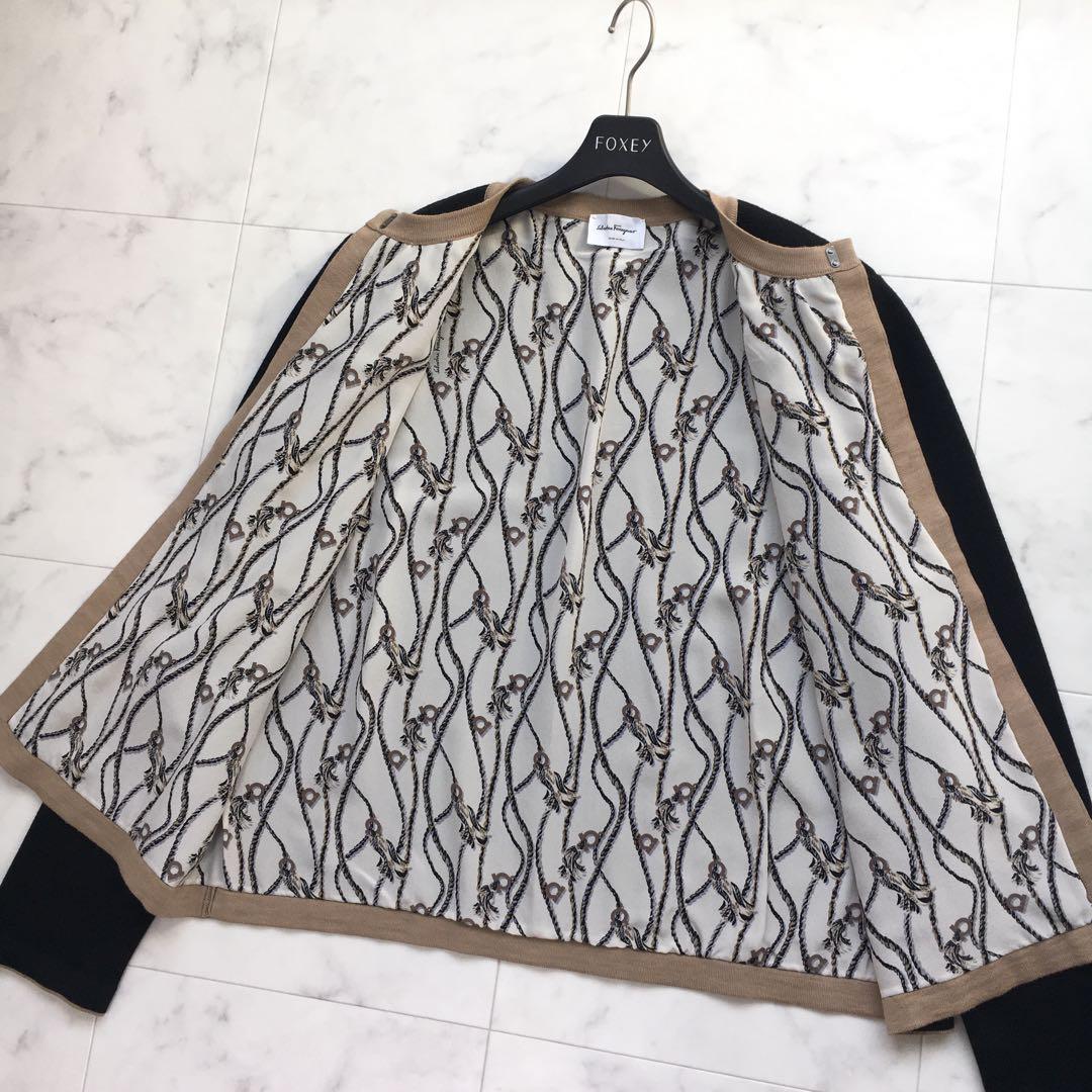 近年美品　Salvatore Ferragamo フェラガモ　ニット　ジャケット