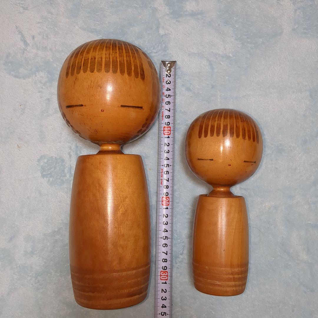 千代松　こけし　2体　静心